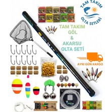 Halbart Premium Full Set Göl ve Akarsu Için Göl Kamışı Seti 4 Metre