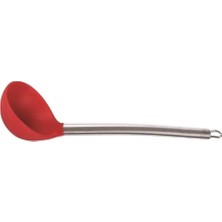 Epinox Silikon Kepçe Kırmızı - 30 cm
