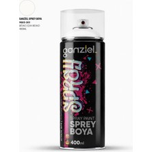 Ganziel Sprey Boya 9003-301 Beyaz Eşya Beyazı - 400ML