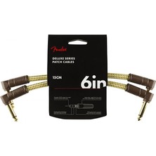 Fender Deluxe L/l Uç 2'li 15 cm Pedal Ara Kablosu