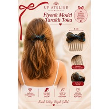 Up Atelier Fiyonk Model Taraklı Kemik Toka 6cm