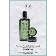 American Crew Forming Shampoo 250 ml & Forming Cream 50 g Erkek Saç Bakım ve Şekillendirme Seti
