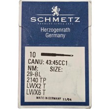 Schmetz Baskı Dikiş Iğnesi / 29 BL(LWX67) 10/70 10ADET