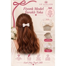 Up Atelier Fiyonk Model Taraklı Kemik Toka 6cm