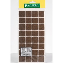 ALMITAL 25x25 MM 32'li Paket Kahverengi Mobilya Keçesi Zemin ve Parke Koruyucusu
