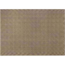 Epinox Amerikan Servis Pvc 30X45 cm - Bej-Kahve Hasır Dokuma Desenli