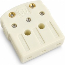 Thermokotec Rtd (PT100 / PT1000) Tipi Omega Minyatür Konnektör 3 Pin- Dişi
