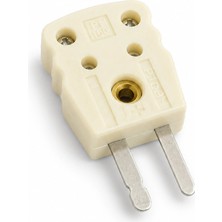 Thermokotec Rtd (PT100 / PT1000) Tipi Tayvan Model Minyatür Konnektör 2 Pin- Erkek