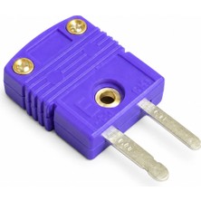 Thermokotec E (Cr-Const) Tipi Omega Minyatür Konnektör - Erkek