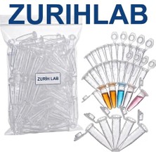 ZURIHLAB ZURIHLAB Mikrosantrifüj Eppendorf Ependorf Tüpü 0.5 mL (1000 Adet) - Şeffaf PCR Tüpü
