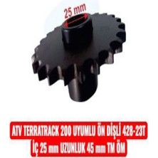Atv Terratrack 200 Uyumlu Ön Dişli 428-23T Iç 25 mm Uzunluk 45 mm Tm Öm Erpilsan Elektronik