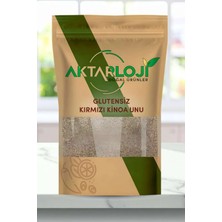 Aktarloji 1 kg Glutensiz Kırmızı Kinoa Unu / Yeni Öğütülmüş Kırmızı Kinoa Tohumu / Katkısız & Doğal