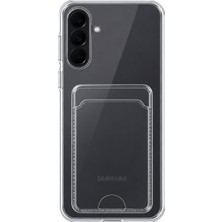 Mopal Samsung A37 Uyumlu Kartlık Detaylı Şeffaf Silikon Kılıf | Yuki Serisi