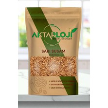 Aktarloji 500 gr Kabuklu Susam / Sarı Susam / Küncü / Sarı - Kahverengi Susam  - Katkısız & Doğal