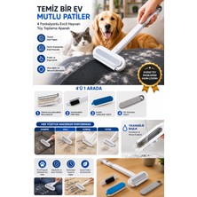 Mianna 4 Fonksiyonlu Evcil Hayvan Tüy Toplama Aparatı – Kedi Köpek Tüy Temizleme Fırçası – Koltuk Halı ve Kumaş Tüy Toplayıcı