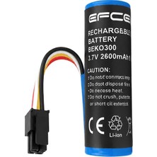 Efcell Beko 300 Tr 3.7V / 3.6V 2600MAH 9.62WH 4 Pin Soketli Li-Ion Yazar Kasa Pos Batarya Pili (VPS906R)