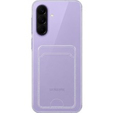 Mopal Samsung A57 Uyumlu Kartlık Detaylı Şeffaf Silikon Kılıf | Yuki Serisi
