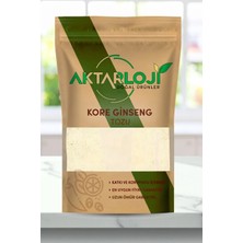Aktarloji 250 gr Kırmızı Kore Ginsengi Tozu / Panax Ginseng Kökü Tozu - Katkısız & Doğal