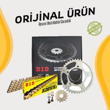DID Dıd Bajaj Dominar 250 Zincir Dişli Seti (2020-2025) X-Ringli Zincir (Gold Renk)