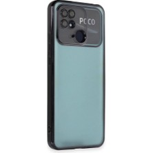 Zamerya Redmi 10C Kılıf Razer Lensli Silikon - Siyah