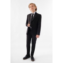 Doctor Junior Siyah Erkek Çocuk Takım Elbise T03