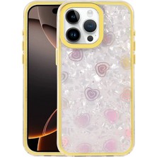 Zamerya Iphone 16 Pro Max Lumi Desenli Kapak - Sarı