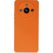 Zamerya Realme 11 Pro Kılıf Nano Içi Kadife Silikon - Turuncu