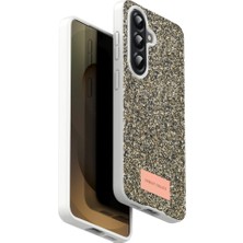 Zamerya Onegif Galaxy A17 5g Bright Simli Kapak - Gold