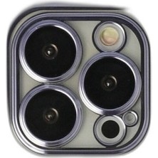 Zamerya Iphone 14 Pro Max Kılıf Razer Lensli Silikon - Mor