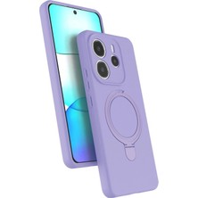 Zamerya Redmi Note 14 4g Regal Magsafe Standlı Kapak - Lila