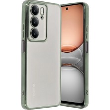 Zamerya Realme C75 4g Kılıf Razer Lensli Silikon - Yeşil