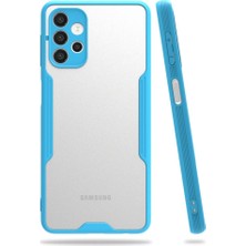 Zamerya Galaxy A52 Kılıf Platin Silikon - Mavi