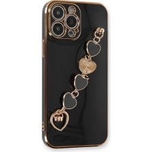 Zamerya Iphone 14 Pro Max Kılıf Esila Silikon - Siyah
