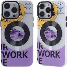 Zamerya Iphone 14 Pro Kılıf Apollo Magneticsafe Desenli Kapak - Apollo Şeffaf - 6