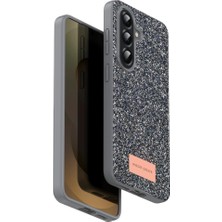 Zamerya Onegif Galaxy A17 5g Bright Simli Kapak - Gümüş