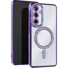 Zamerya Galaxy A17 5g Joke Simli Magneticsafe Kılıf - Derin Mor
