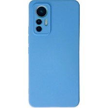 Zamerya Mi 12 Lite Kılıf Nano Içi Kadife Silikon - Mavi