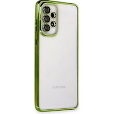 Zamerya Galaxy A53 5g Kılıf Razer Lensli Silikon - Yeşil