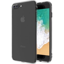 Zamerya Iphone 8 Plus Kılıf Deluxe 2mm Şeffaf Silikon