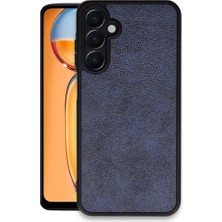 Zamerya Galaxy A35 5g Kılıf Aras Deri Kapak - Lacivert