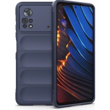 Zamerya Poco X4 Pro 5g Kılıf Optimum Silikon - Lacivert