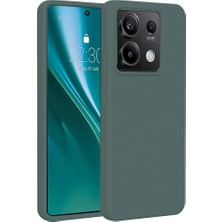 Zamerya Redmi Note 13 Pro 4g Kılıf First Silikon - Koyu Yeşil