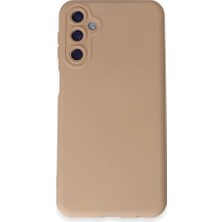 Zamerya Galaxy M14 5g Kılıf Nano Içi Kadife Silikon - Pudra