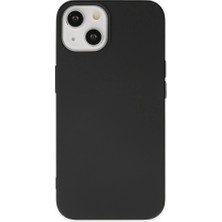 Zamerya Iphone 14 Plus Kılıf Nano Içi Kadife Silikon - Siyah