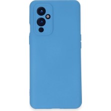 Zamerya One Plus 9 Kılıf Nano Içi Kadife Silikon - Mavi