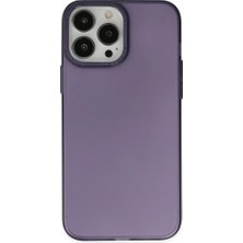 Zamerya Iphone 14 Pro Max Kılıf Modos Metal Kapak - Mor