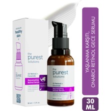 The Purest Solutions  ve , Onarıcı Retinol (A vitamini ) Gece Serumu 30 ml (1% Retinol + Ceramide)