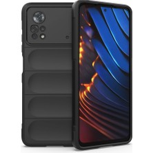 Zamerya Poco X4 Pro 5g Kılıf Optimum Silikon - Siyah