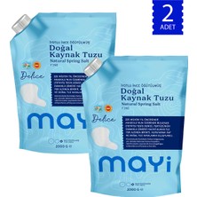Mayi Tuz Mayi Iyotlu Öğütülmüş Sofra Tuzu 2 kg – 2\'li Fırsat Paket