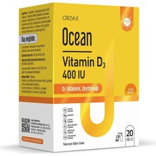 Orzax Ocean Vitamin D3 Sprey 400 Iu 20 ml